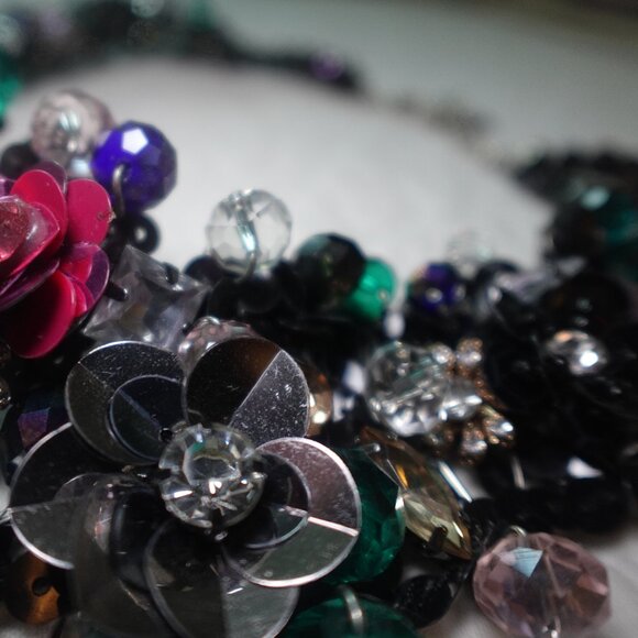 Vintage Aldo floral statement necklace - Picture 14 of 15